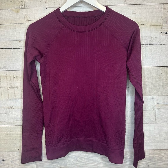 Lululemon Rest Less Pullover Magenta Size 4 - Picture 5 of 13